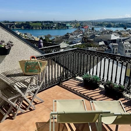 Moderno Piso Con La Mejor Terraza De Ribadeo Y Vistas Maravillosas Extérieur photo