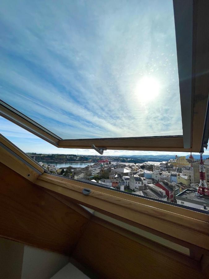 Moderno Piso Con La Mejor Terraza De Ribadeo Y Vistas Maravillosas Extérieur photo