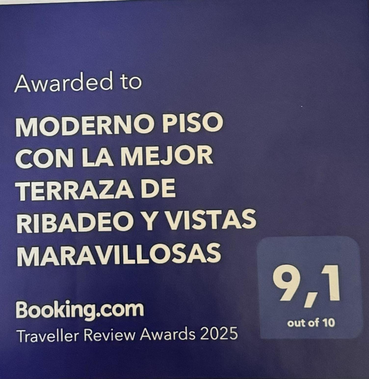 Moderno Piso Con La Mejor Terraza De Ribadeo Y Vistas Maravillosas Extérieur photo